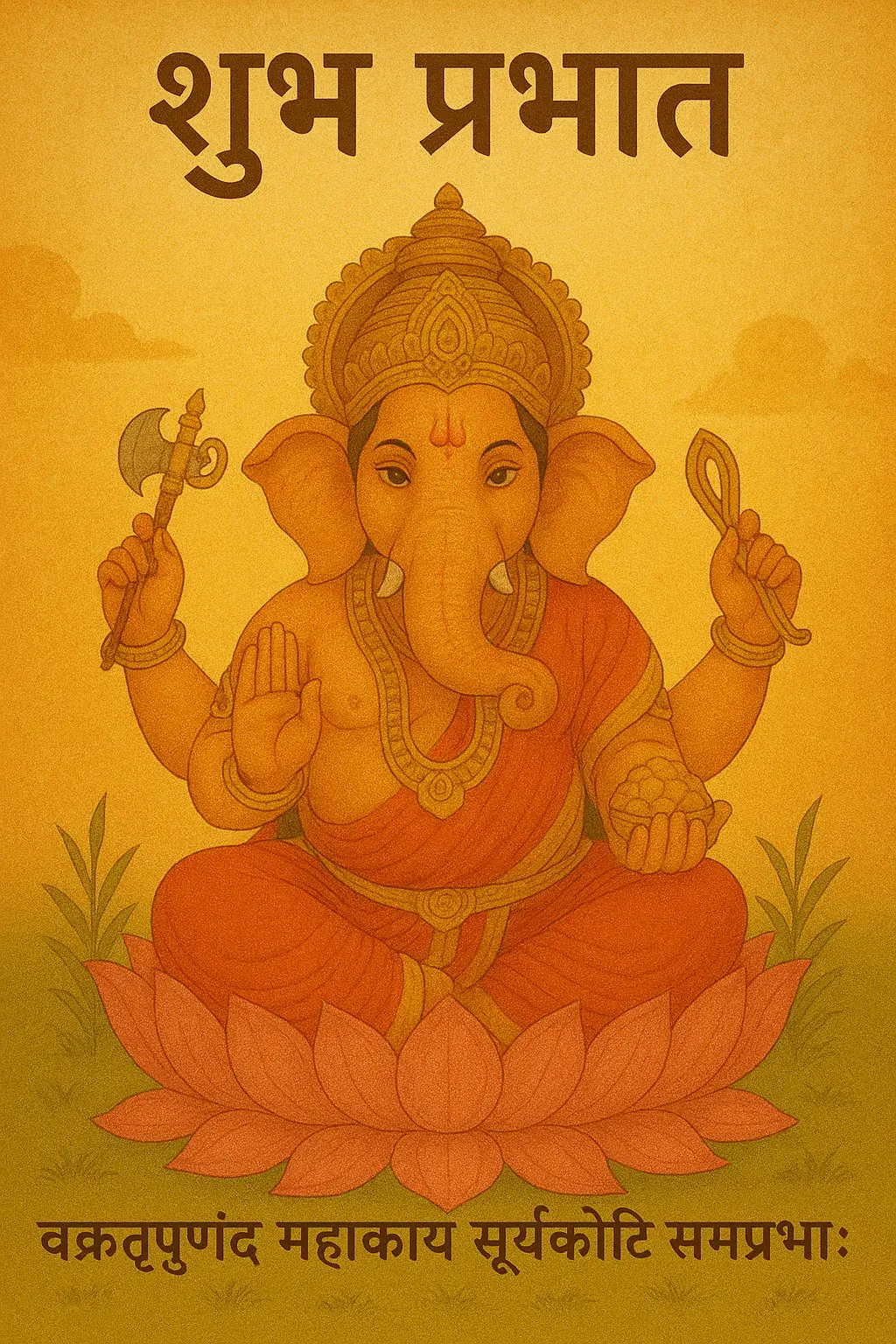 Ganesh with Wishes
